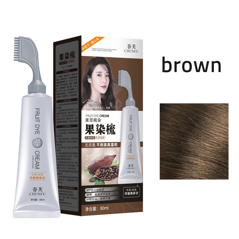 2025 Plant extract hair dye with comb-Buy 1 get 2 free!!