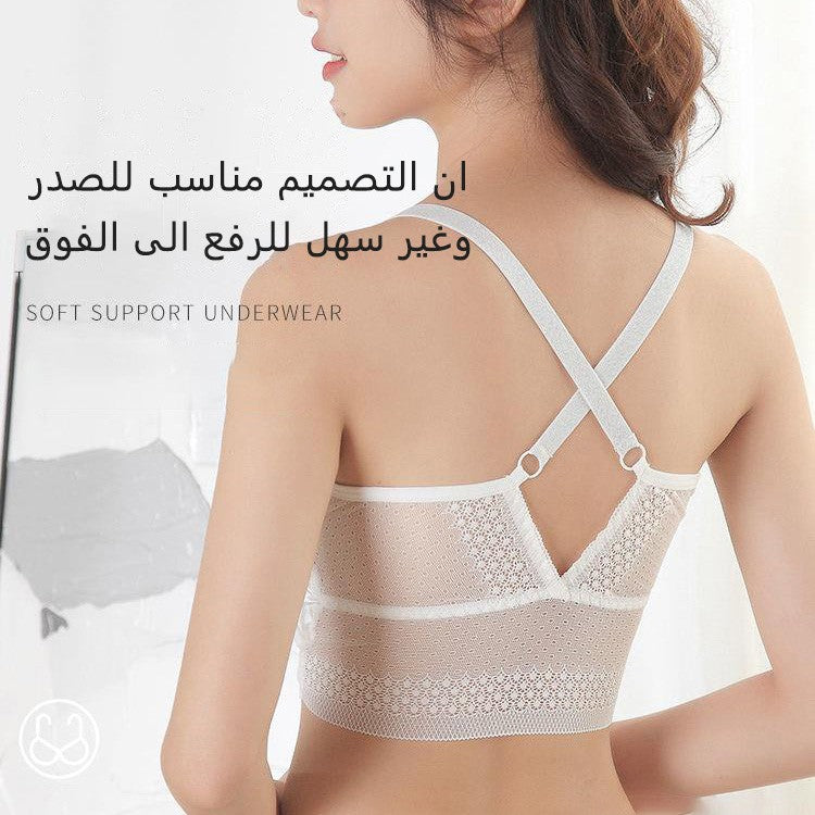 zp645-Thin glitter cross suspenders beautiful back vest underwear