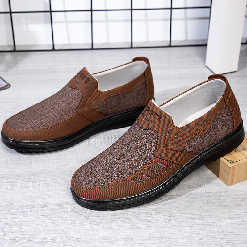 breathable and comfortable men's cloth shoes