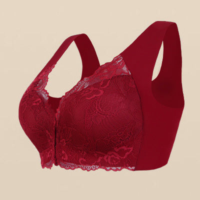 Front closure large size women's bra