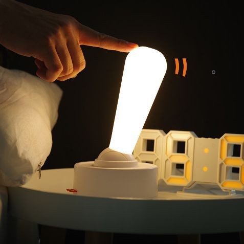 Bedroom bedside adjustable silicone atmosphere lamp