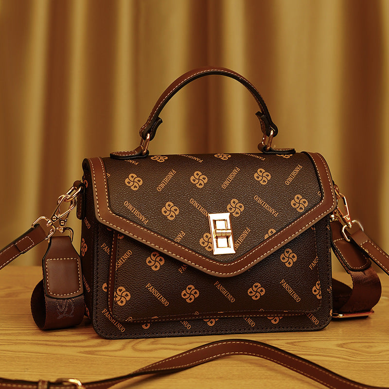 High-end large-capacity shoulder handbag for women