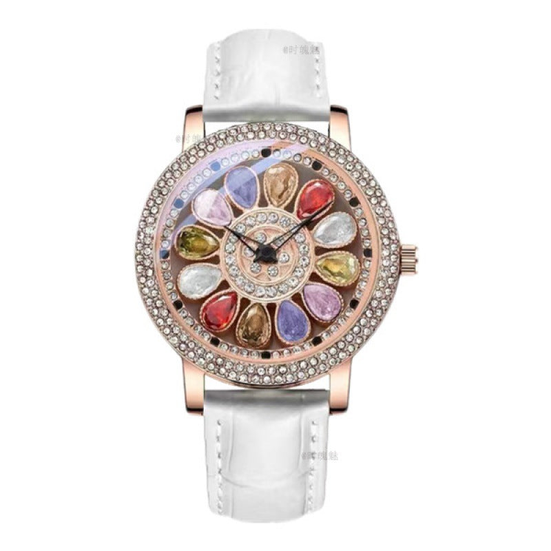 Full Diamond Casual Fashion Ladies Watch