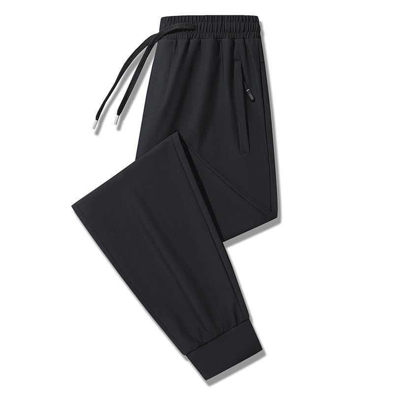 Men's new nylon stretch business casual trousers