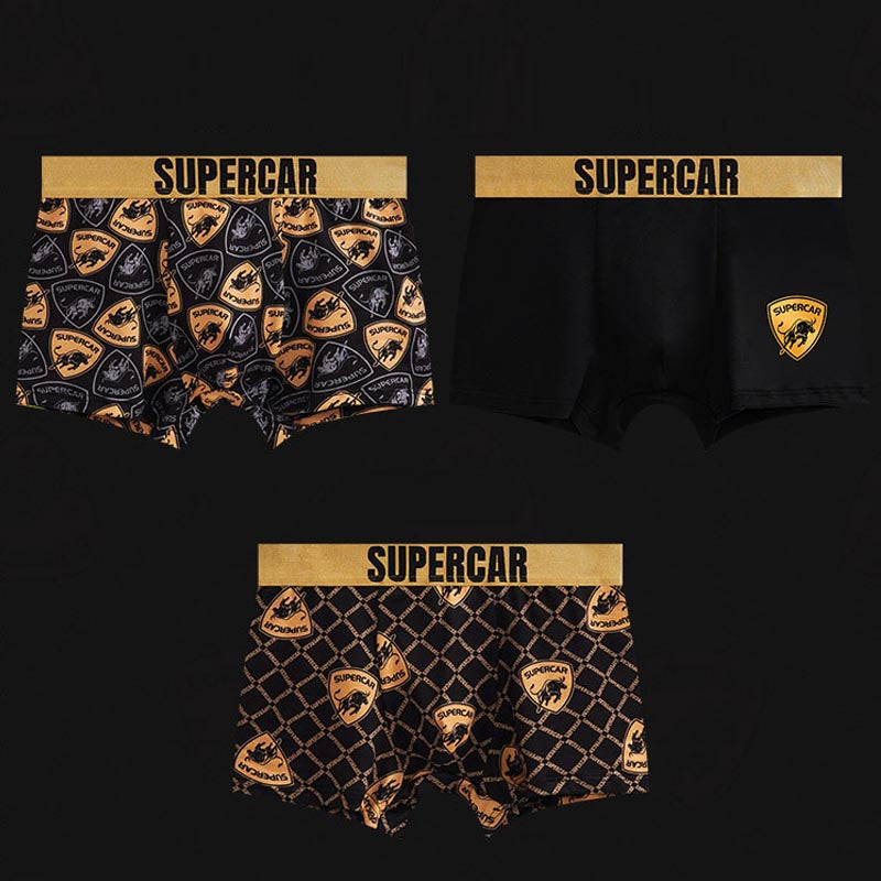 zd310-Men's breathable boxer briefs 3-pack gift box