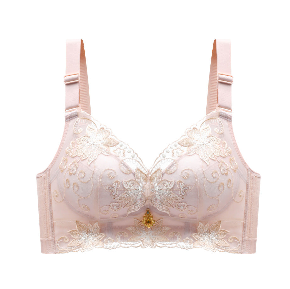 zp550-High-quality lace bra without steel ring