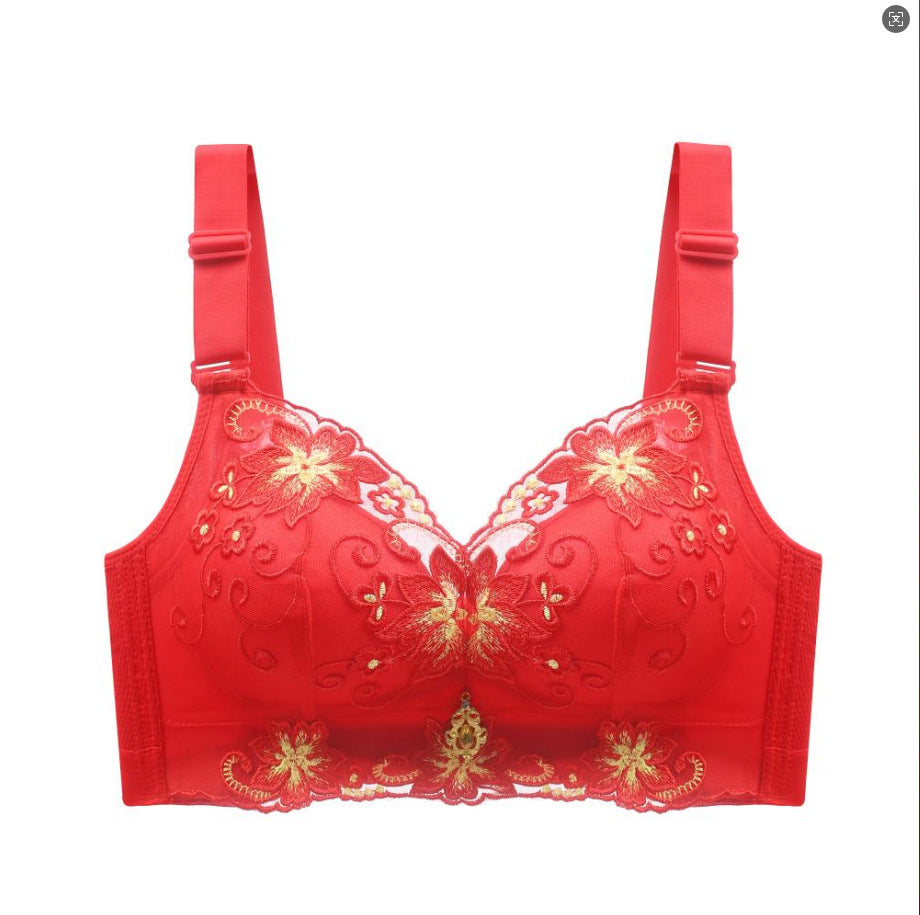 zp550-High-quality lace bra without steel ring