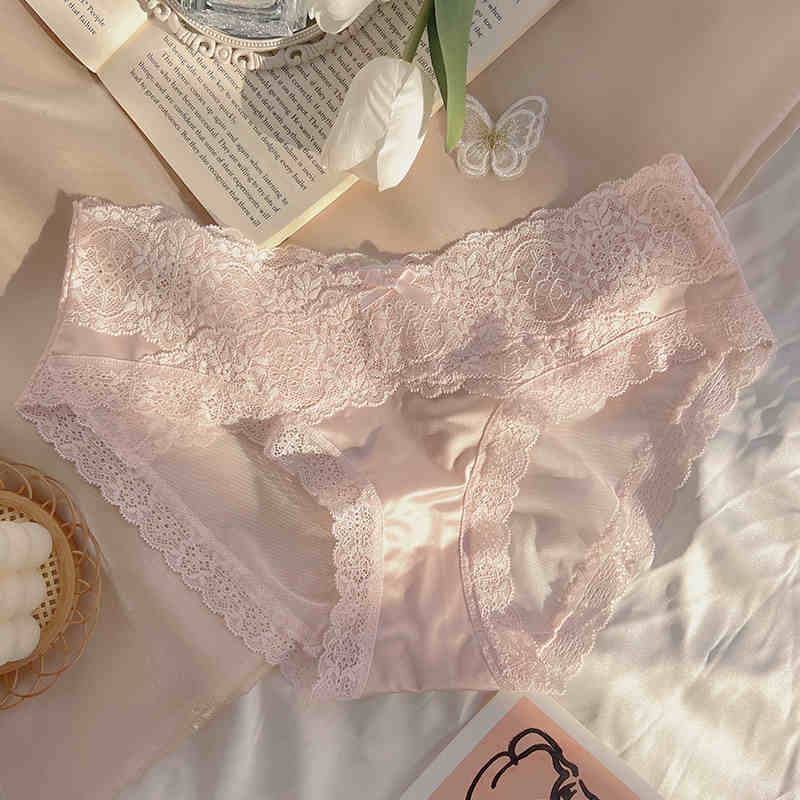 key43-Satin Lace Women's Sexy Underwear