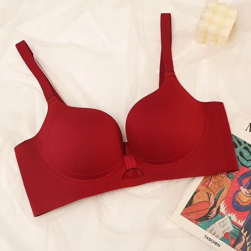zp577-Women's pull-up push-up bra without wires