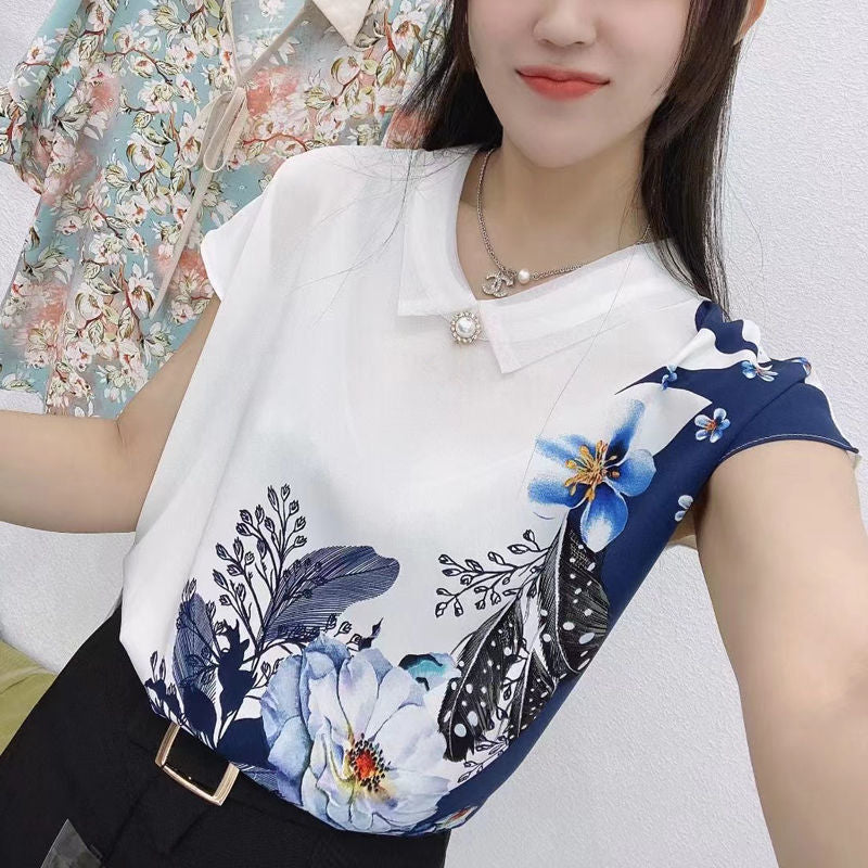 Women's summer design loose shirt