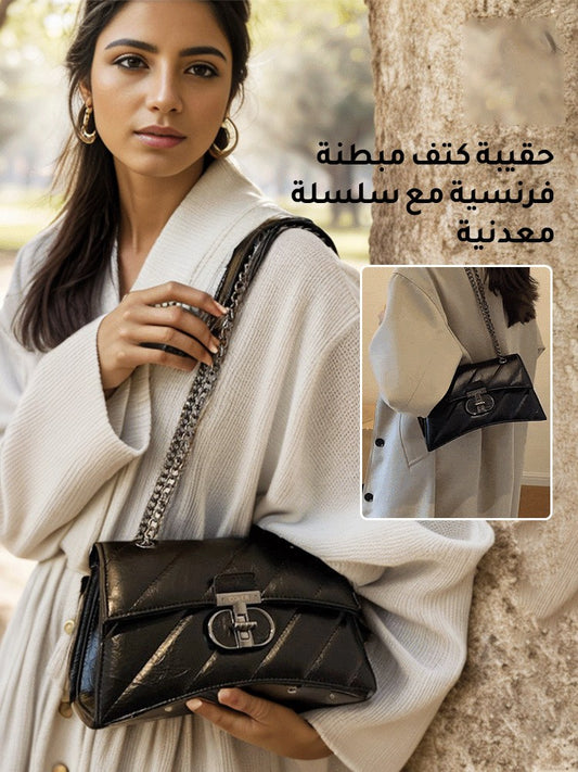 Simple and stylish versatile women's shoulder bag