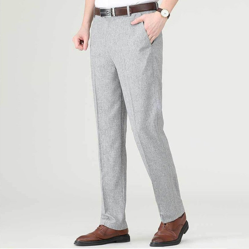 2025 Men's Thin Linen Casual Trousers
