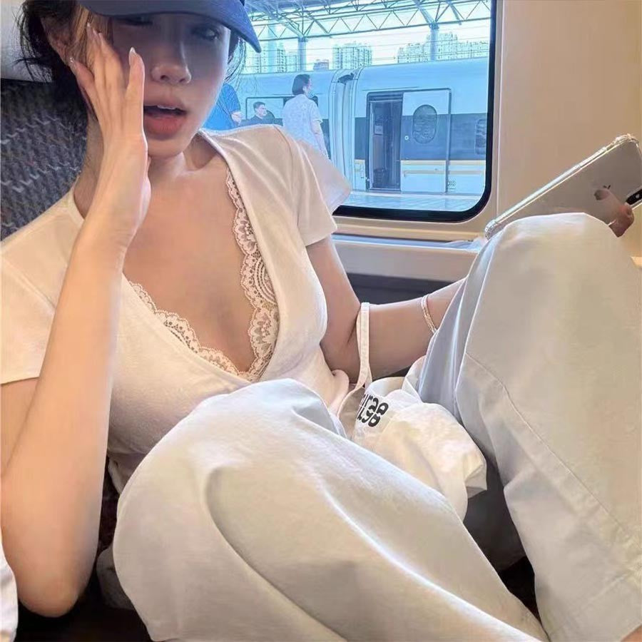 Women's summer French sexy lace underwear