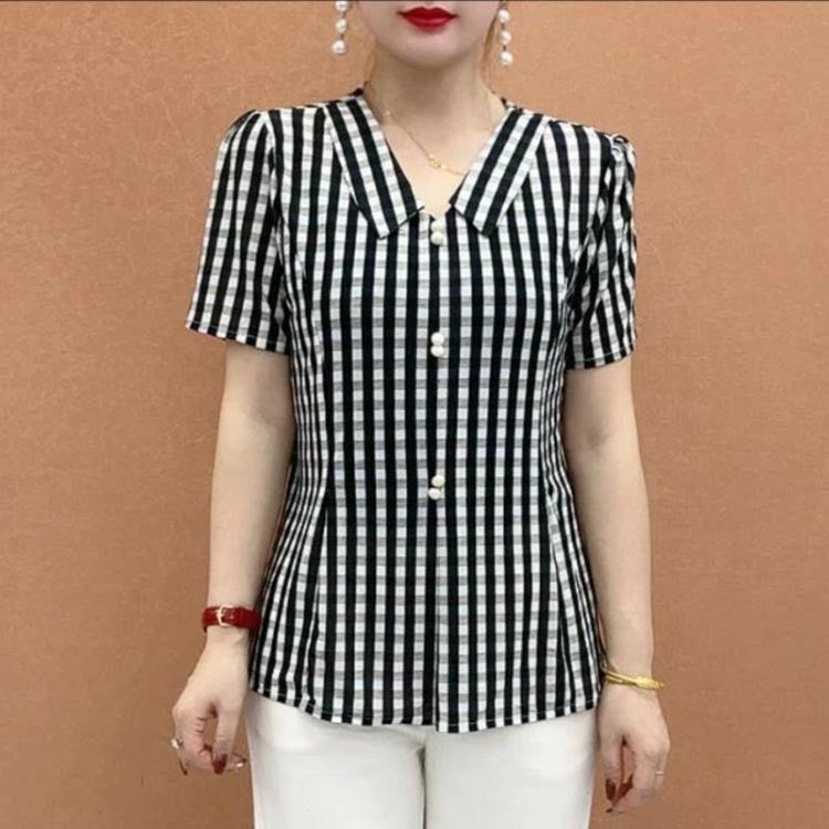 zp599-Women's summer casual loose slim T-shirt