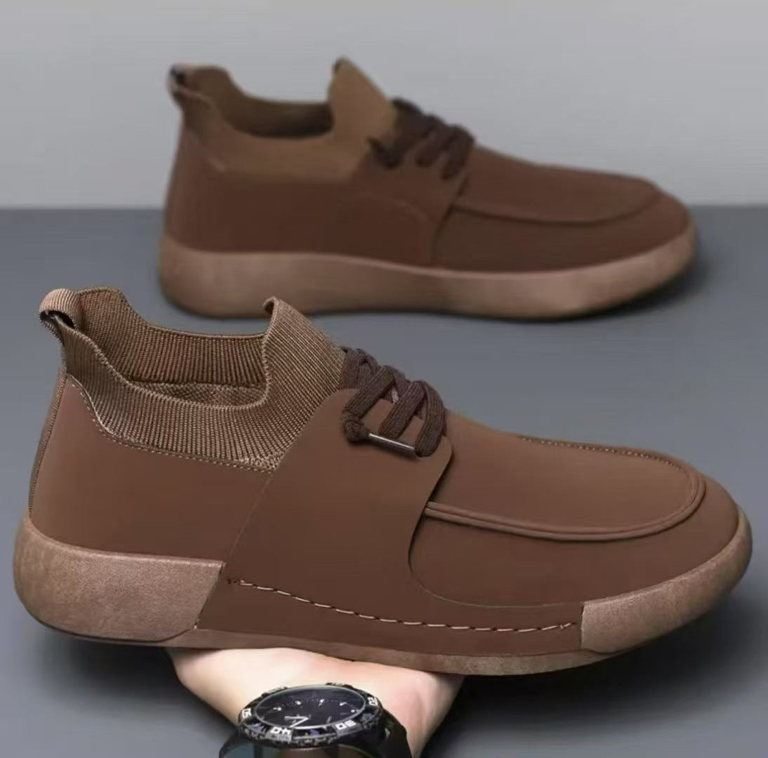 Men's lightweight breathable flat casual shoes