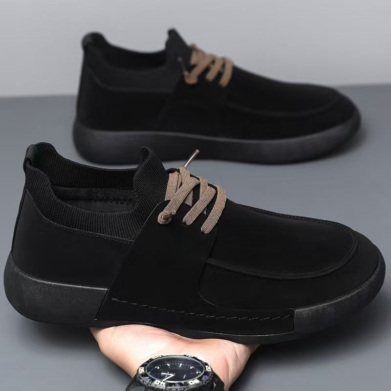 Men's lightweight breathable flat casual shoes