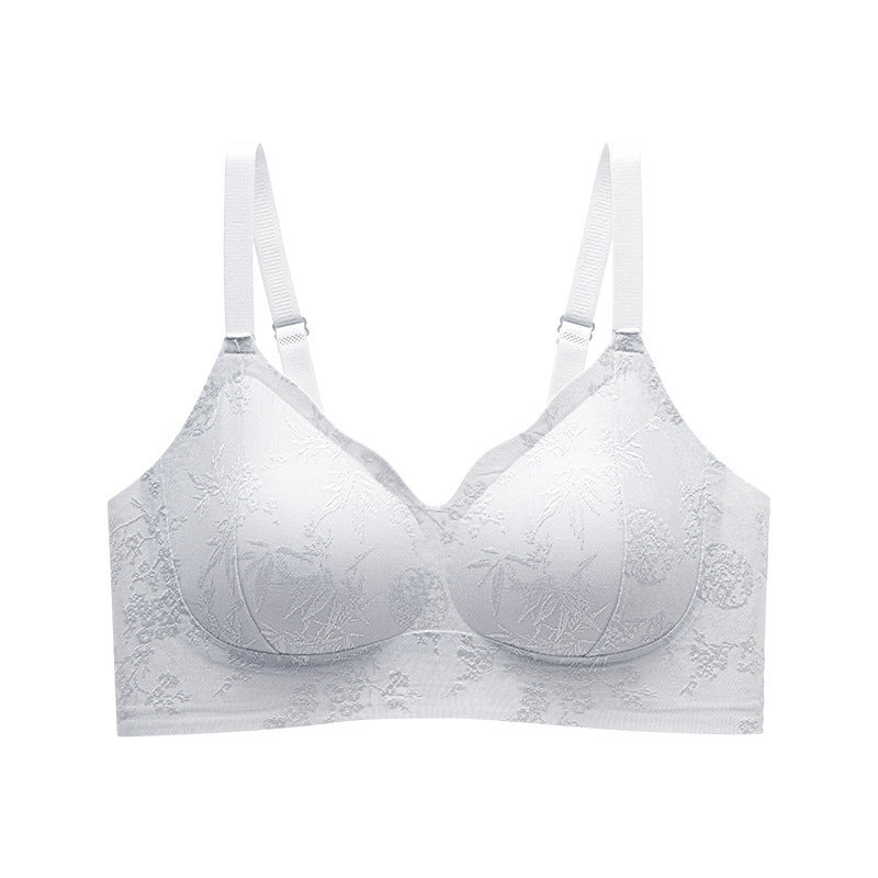 2025 luxury silk push up bra for women