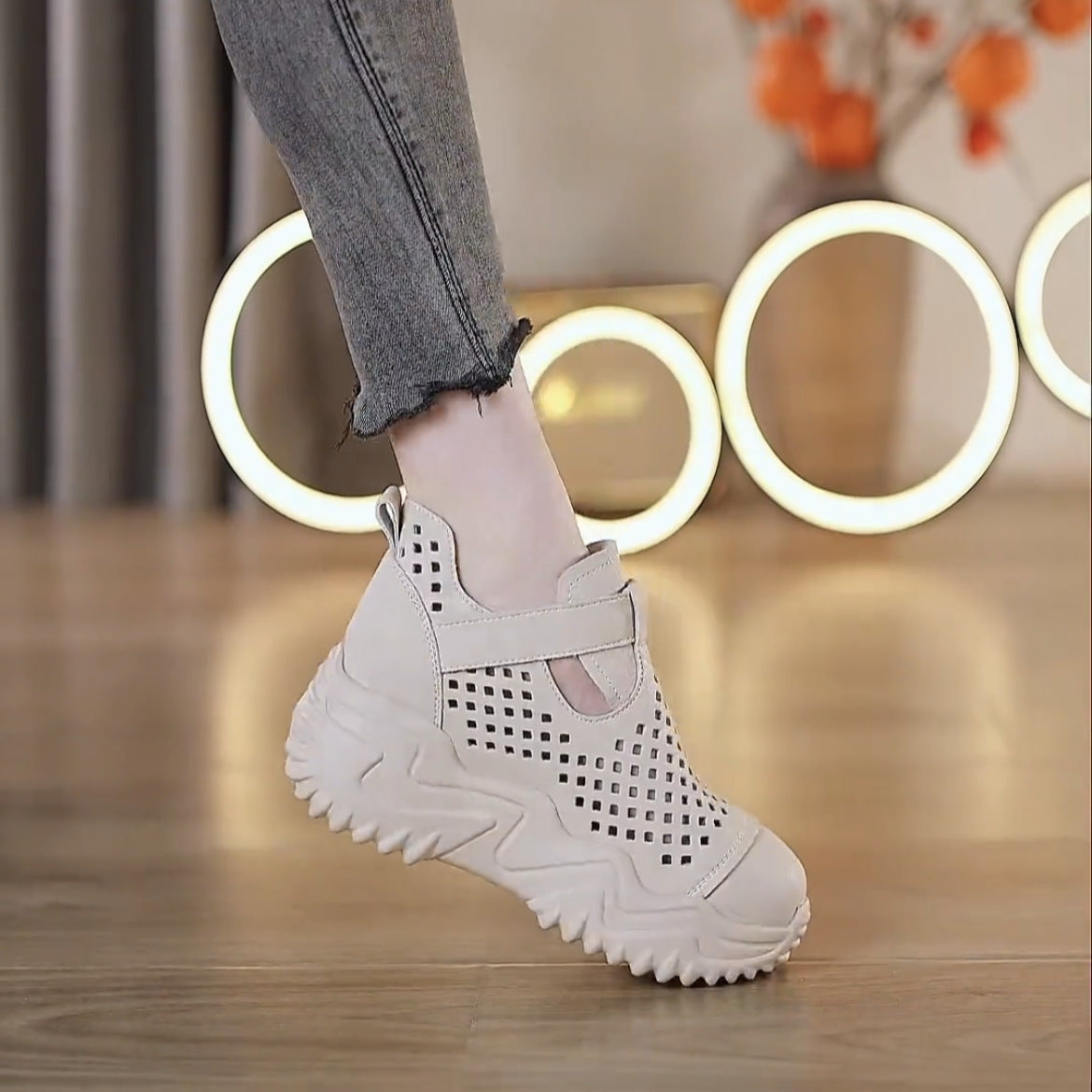 zp603-Women's casual breathable thick-soled sandals