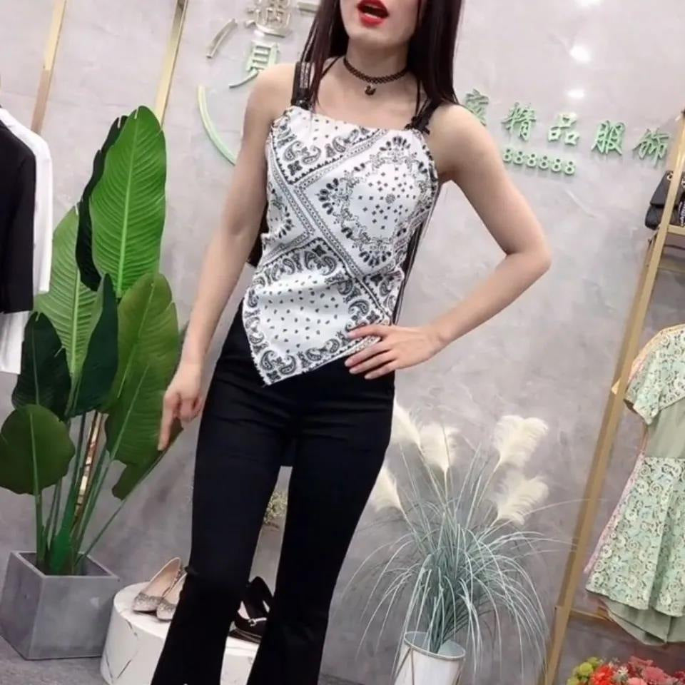 zp607-Women's summer suspenders sexy trendy tube top