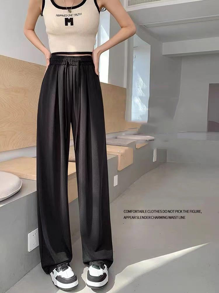 zp609-Women's summer thin drape casual pants
