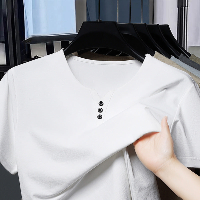 Casual and comfortable men's short-sleeved T-shirt