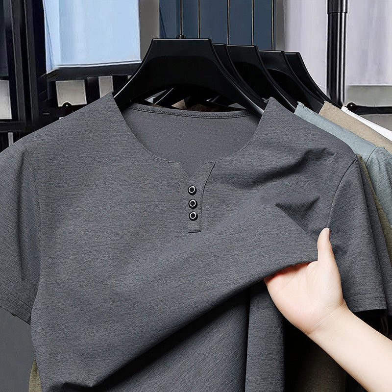Casual and comfortable men's short-sleeved T-shirt