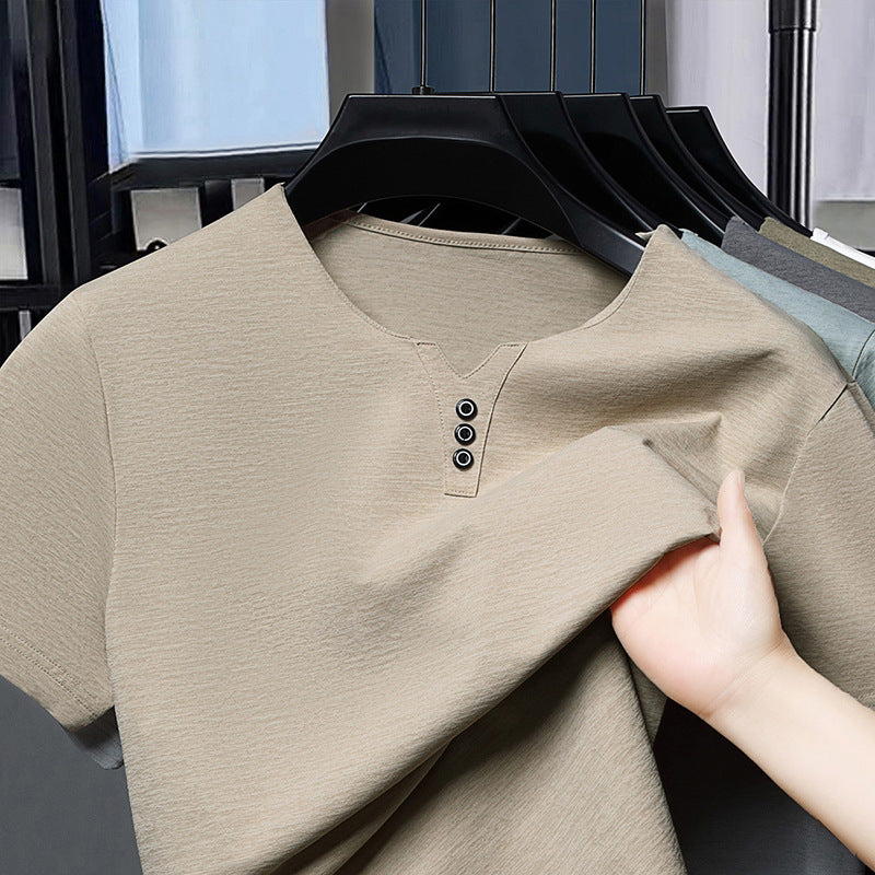 Casual and comfortable men's short-sleeved T-shirt