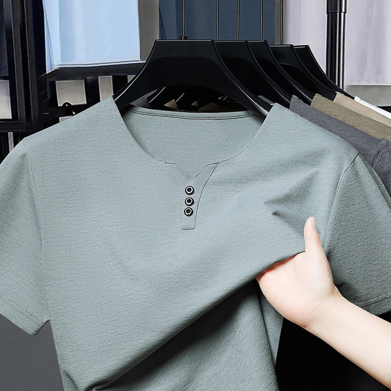 Casual and comfortable men's short-sleeved T-shirt