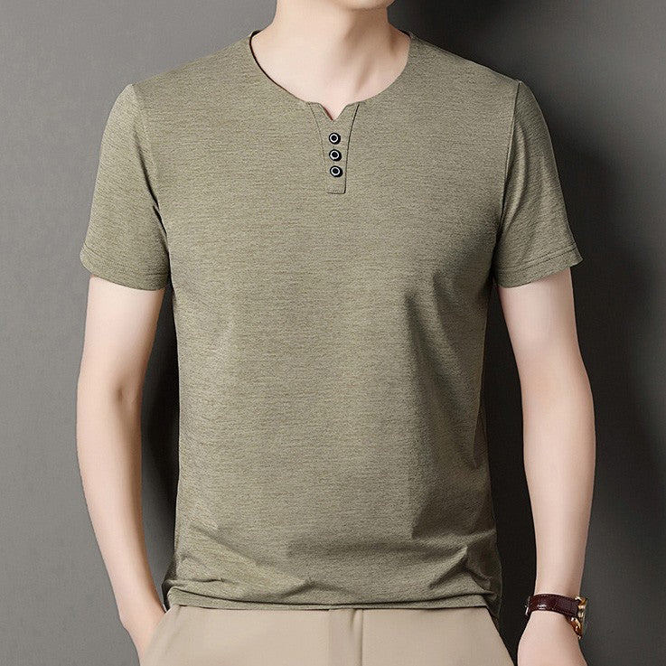 Casual and comfortable men's short-sleeved T-shirt