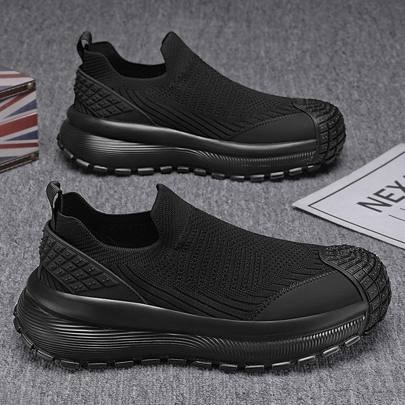 Casual breathable flying mesh men's shoes