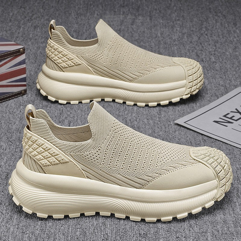 Casual breathable flying mesh men's shoes