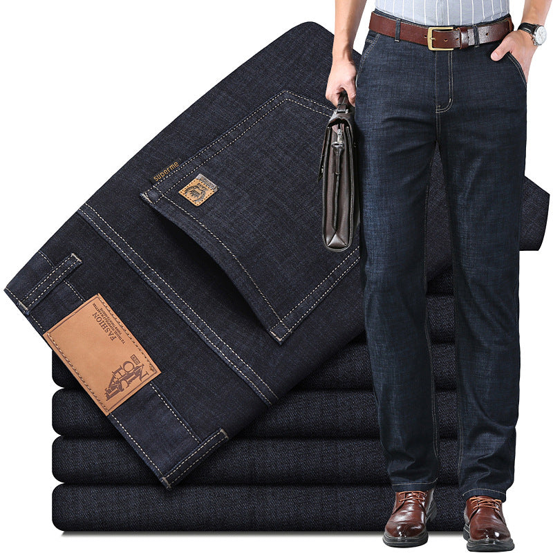 ah11-2025 Spring Men's Loose Straight Jeans