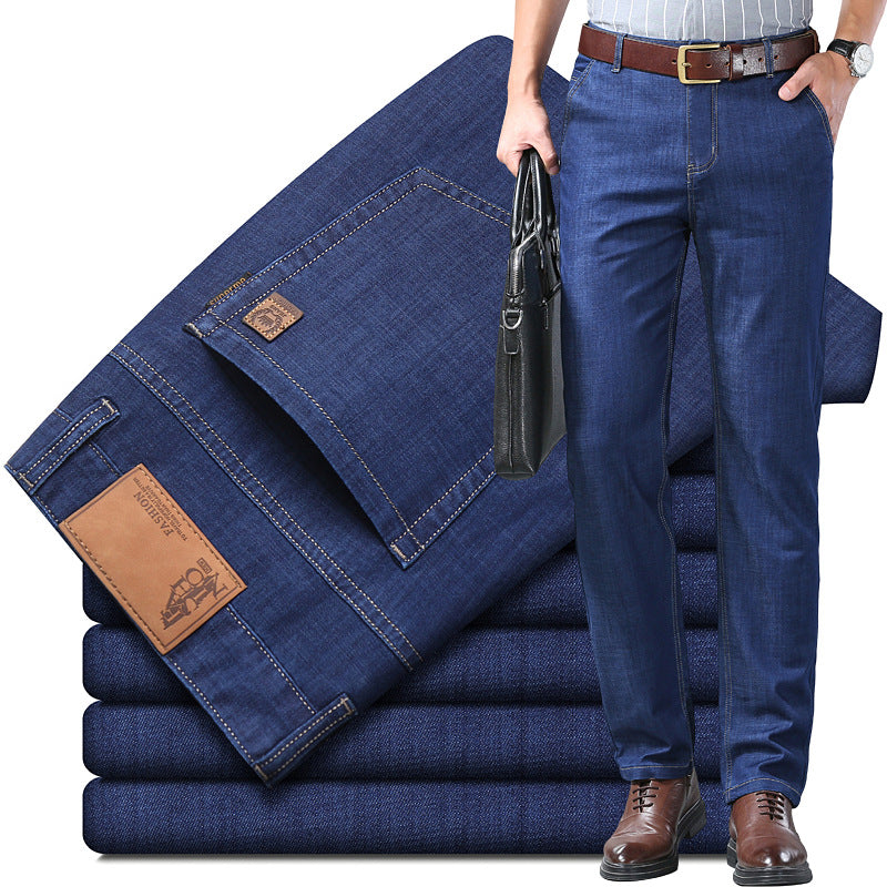 ah11-2025 Spring Men's Loose Straight Jeans