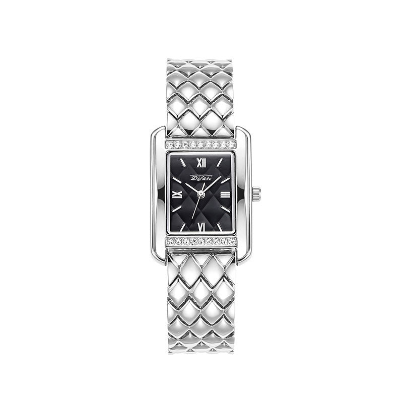 zp611-Women's stylish simple all-match square quartz watch