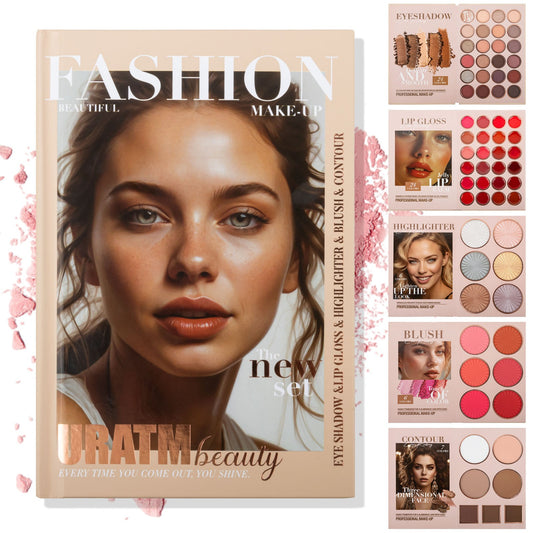 ht273-43 colors eye shadow, highlight, blush and contouring makeup palette