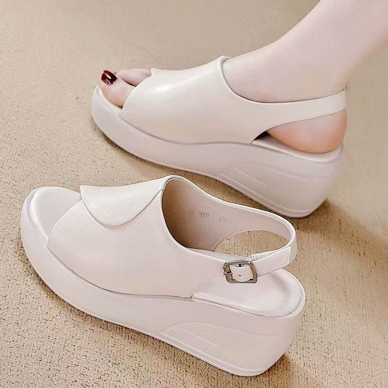zp643-Women's summer thick-soled buckle sandals
