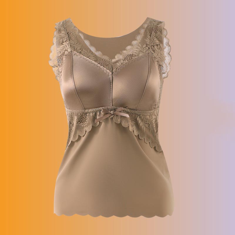 zp736-Women's light luxury lace bra with bra pads