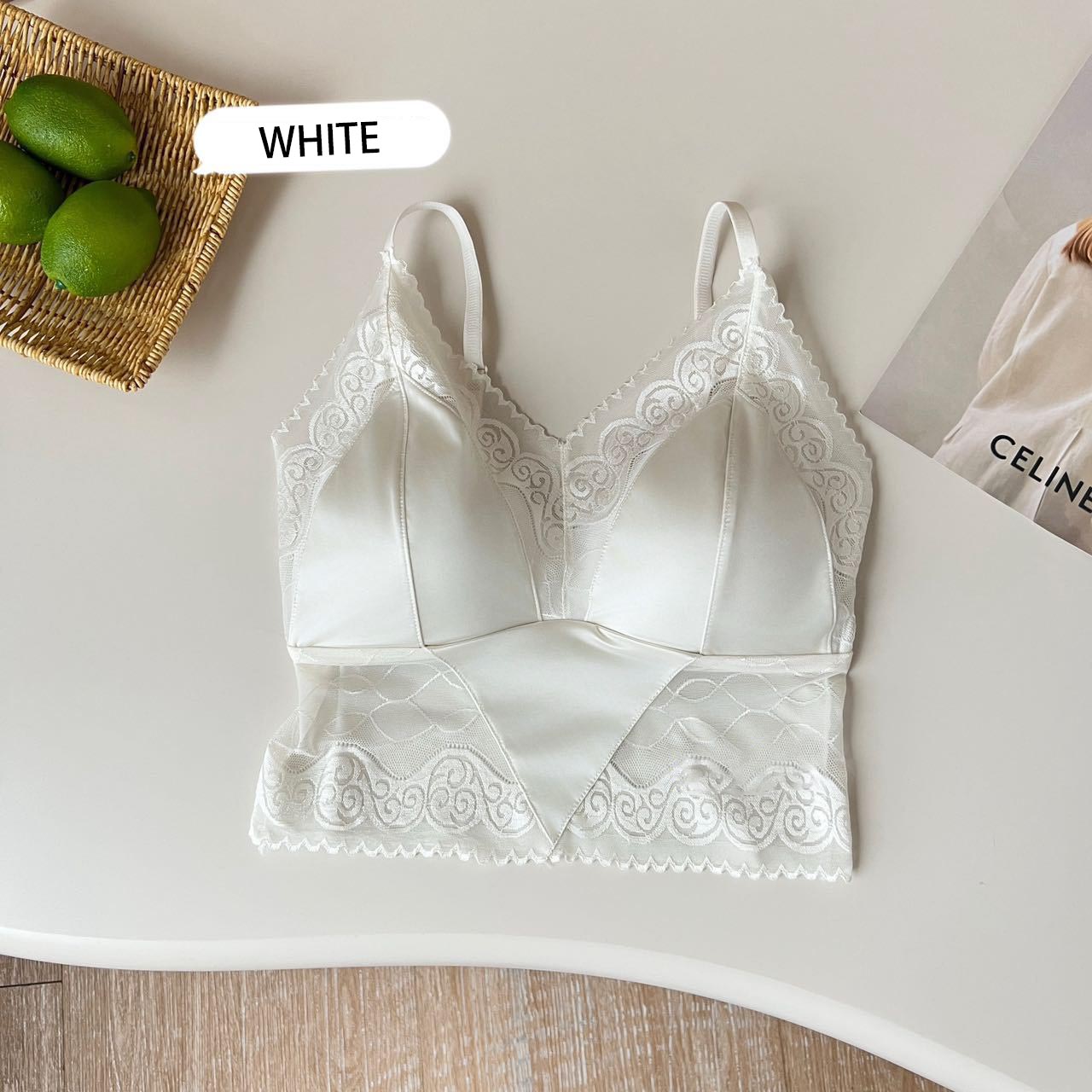 zp738-Women's summer sexy lace V-neck beautiful back lingerie