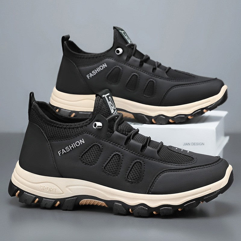 luu501-Men's outdoor hiking non-slip sports shoes