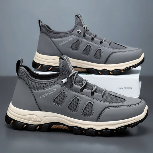 luu501-Men's outdoor hiking non-slip sports shoes