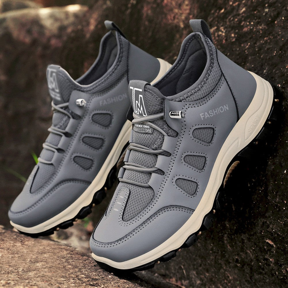 luu501-Men's outdoor hiking non-slip sports shoes