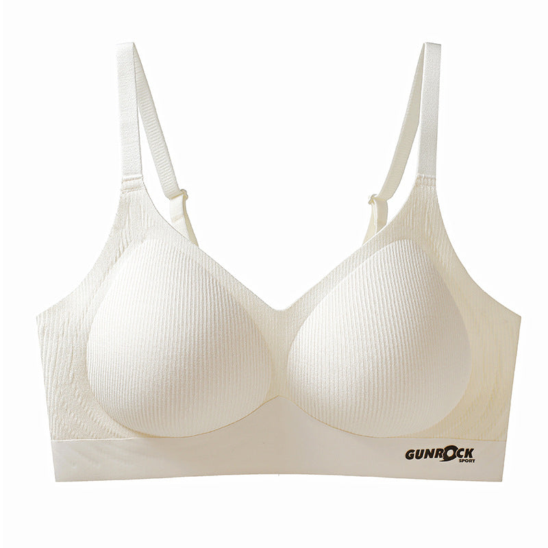 zp649-Women's rimless push-up anti-sagging bra