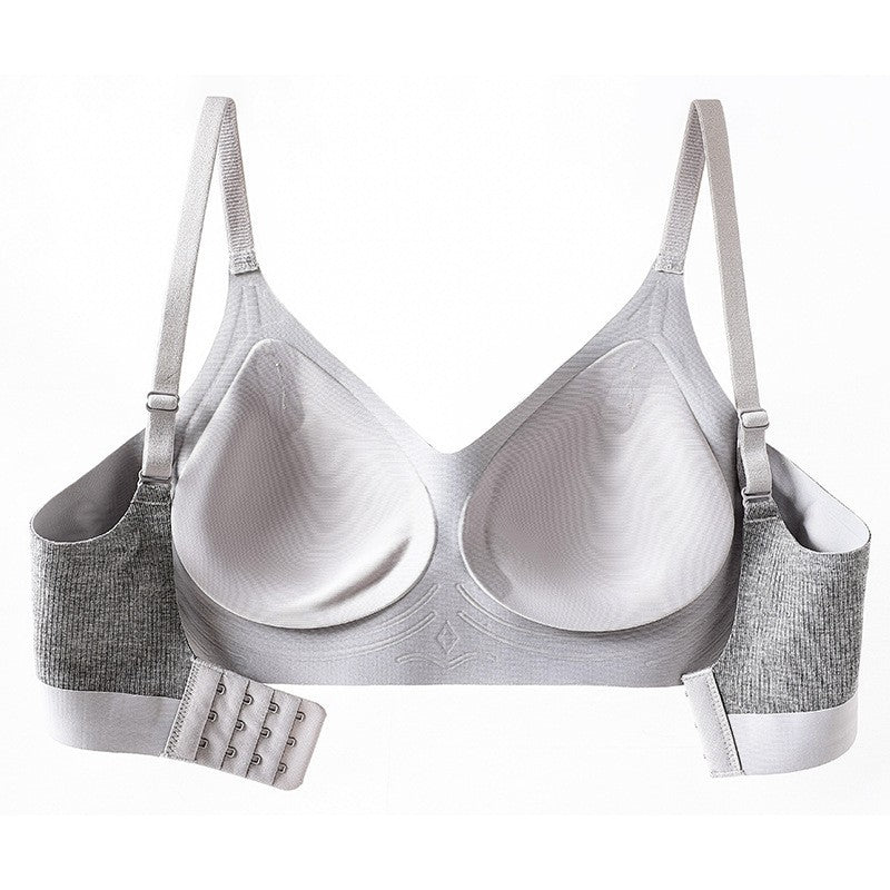 zp649-Women's rimless push-up anti-sagging bra