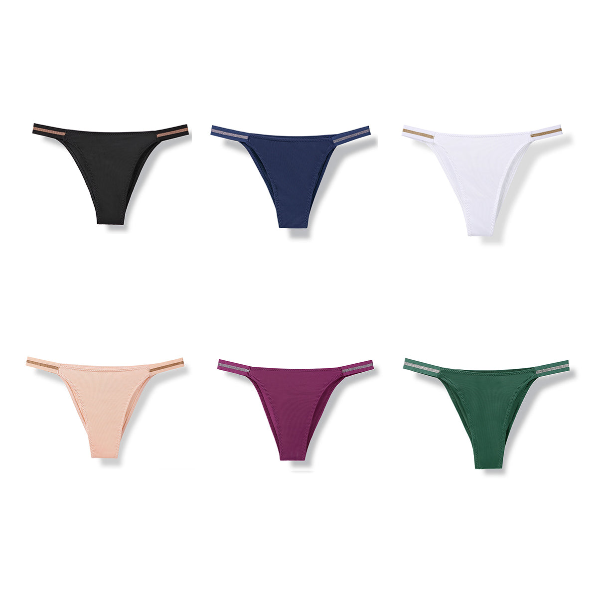 zp651-Women's seamless sports ice silk briefs