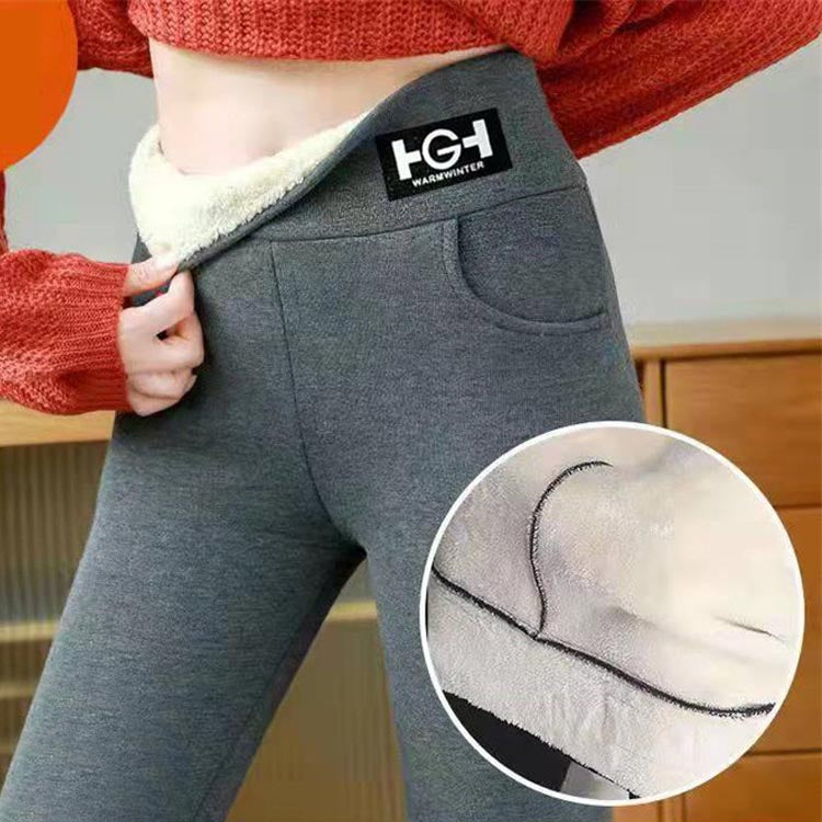 zd75-autumn winter thick leggings for outer wear اشتري 1 و إحصول على 1 مجانا