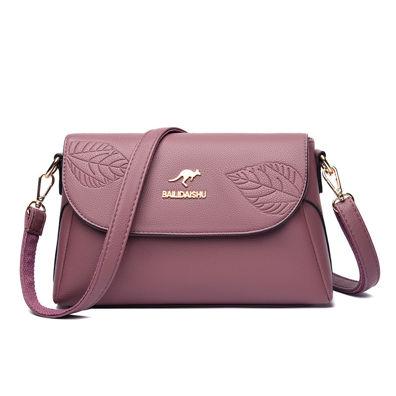 Fashionable large-capacity one-shoulder crossbody bag for women