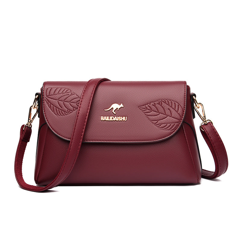 Fashionable large-capacity one-shoulder crossbody bag for women