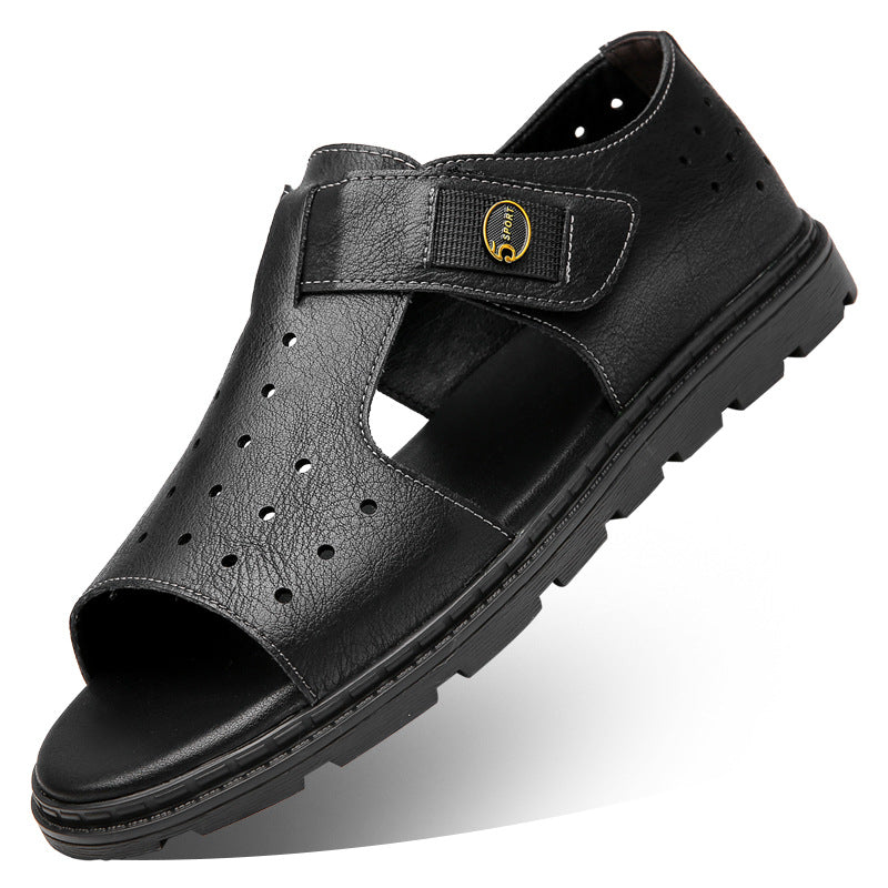 zd122-2025 Summer Hollow Breathable Roman Sandals