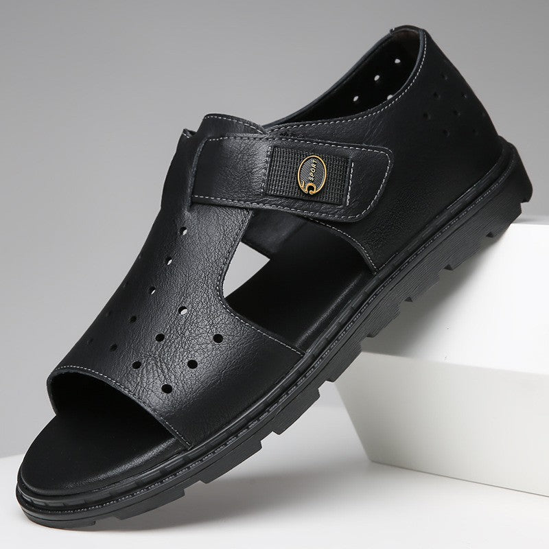 zd122-2025 Summer Hollow Breathable Roman Sandals