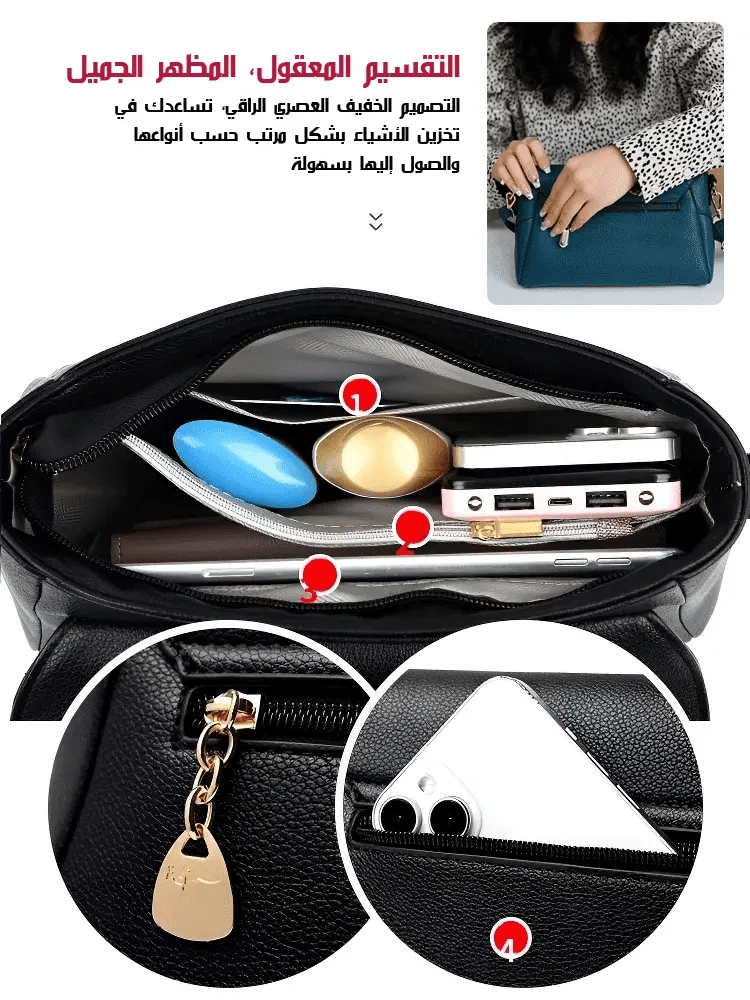 Fashionable large-capacity one-shoulder crossbody bag for women